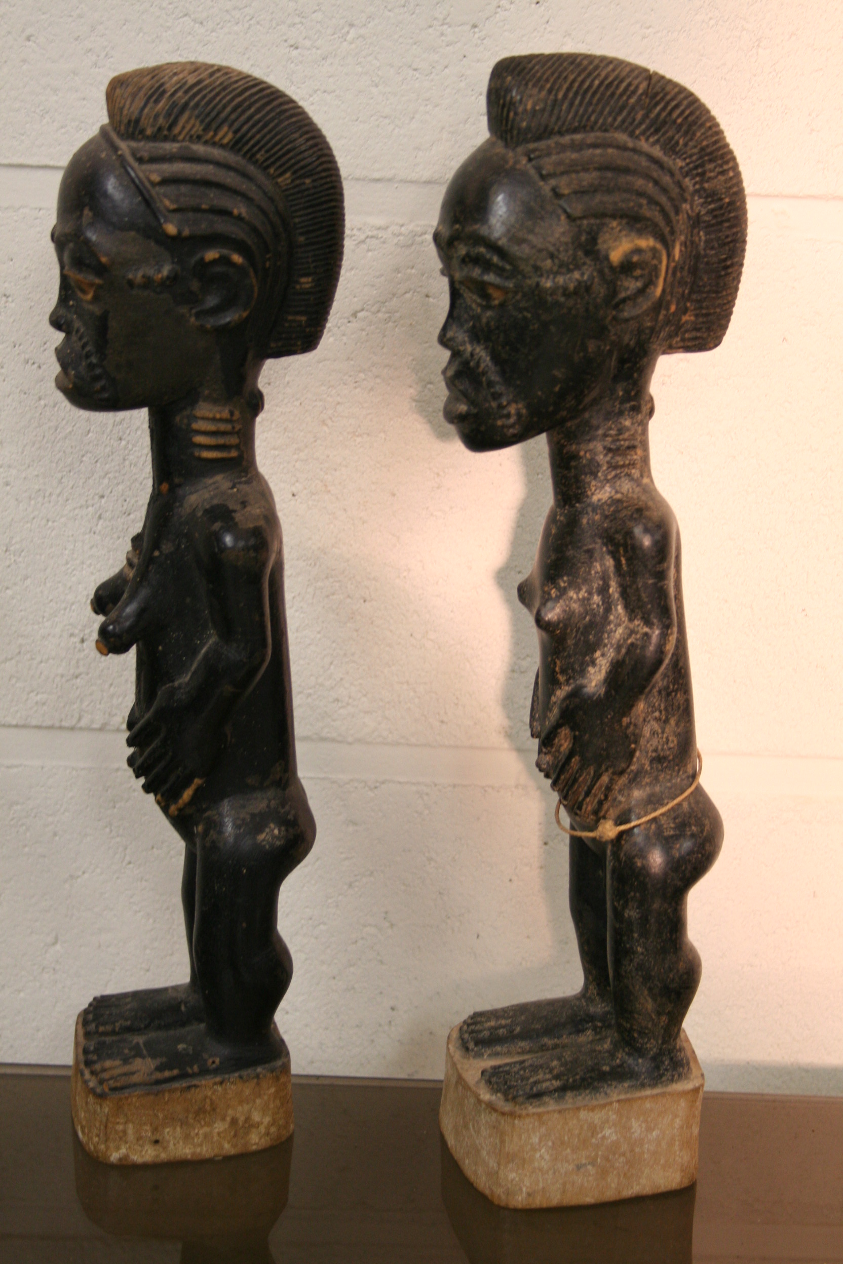 baoule(couple), d`afrique : côt d